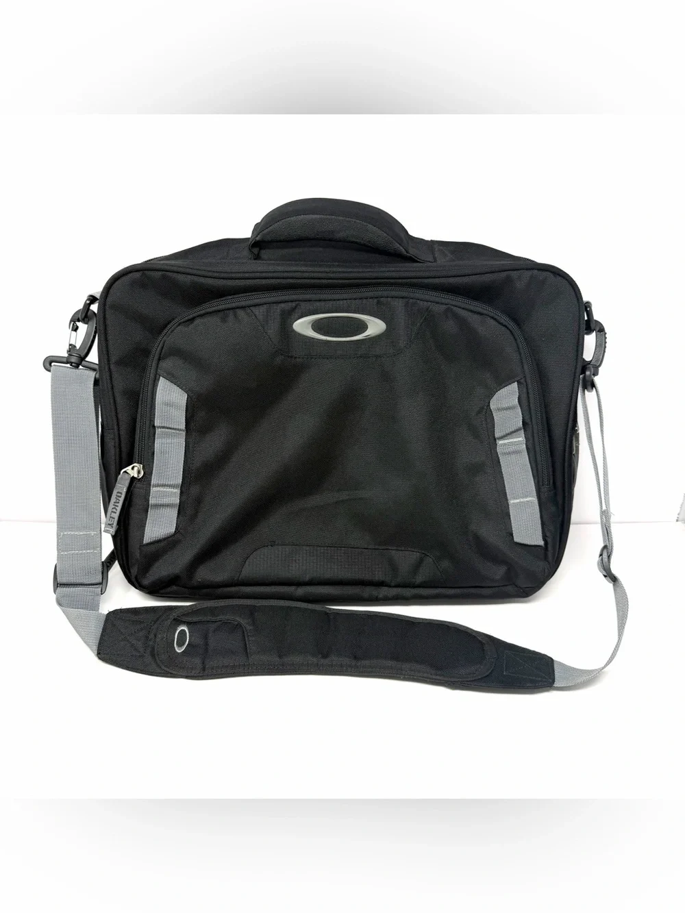 Oakley Messenger Bag Briefcase Shoulder Bag Padded Laptop Multipockets Black GUC